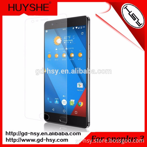 HUYSHE mobile screen protector film roll 9h hardness tempered glass screen protector For Oneplus 3